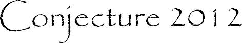 Conjecture 2012